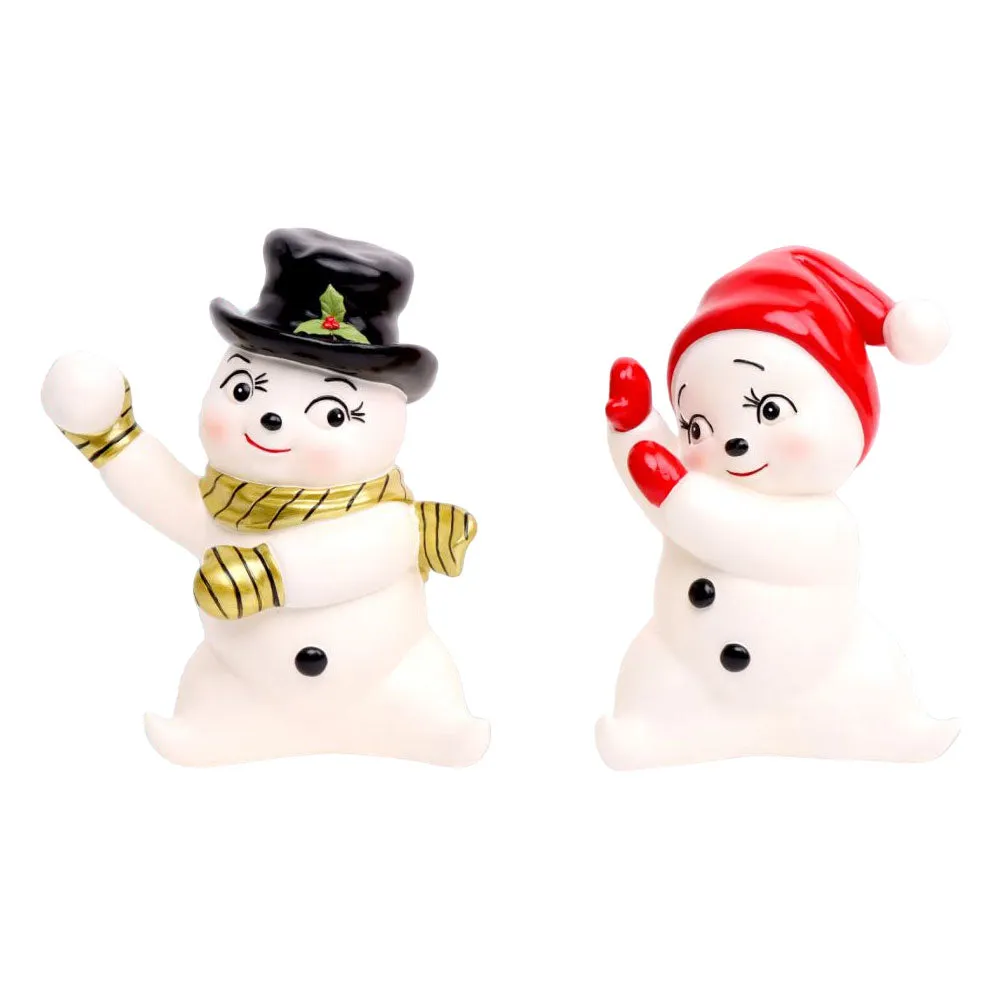 Set/2 Retro Snow Kids Playing - NEW 2024 by December Diamonds